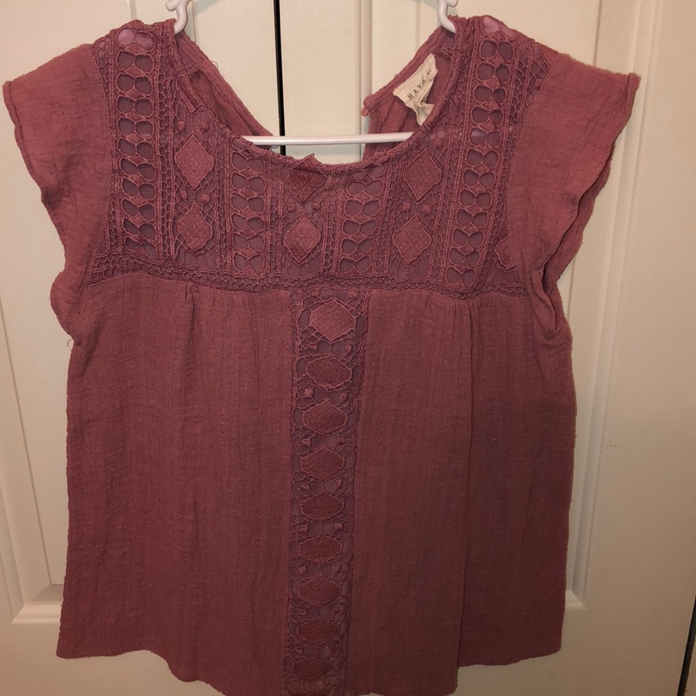 Pretty purple casual shirt
